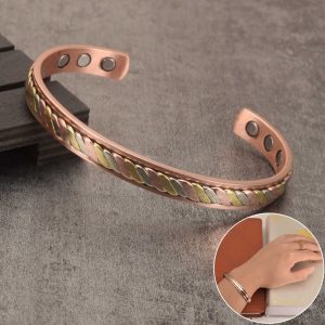bracelet en cuivre magnétique